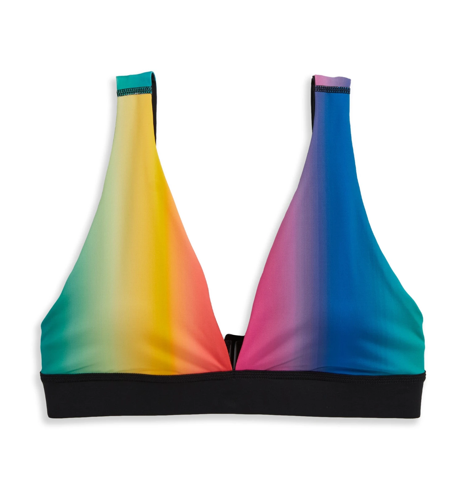 Swim Reversible Plunge Top - Melting Rainbow(Swim Reversible Plunge Top Melting Rainbow) 5 Swim Reversible Plunge Top - Melting Rainbow(Swim Reversible Plunge Top Melting Rainbow) - Image 5