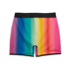 Swim 4.5" Reversible Short - Melting Rainbow(Swim 4 5 Reversible Short Melting Rainbow) -Tomboyx Underwear Store 2337340011 Swim Melting Rainbow Reversible 4.5in Short 4