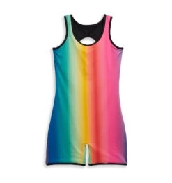 Swim 6" Reversible Sleeveless Unisuit - Melting Rainbow(Swim 6 Reversible Sleeveless Unisuit Melting Rainbow) -Tomboyx Underwear Store 2337370011 Swim Melting Rainbow Reversible 6in Sleeveless Unisuit 3