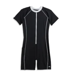 Swim 6" Unisuit - Black Novelty(Swim 6 Unisuit Black Novelty) 8 Swim 6" Unisuit - Black Novelty(Swim 6 Unisuit Black Novelty) -Tomboyx Underwear Store 2337380001 Swim Black Novelty Swim Black Novelty 1