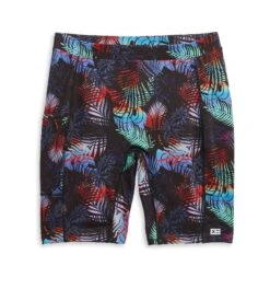 Swim 9" Shorts With Pocket - Palm Dreams(Swim 9 Shorts With Pocket Palm Dreams)