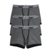 4.5" Trunks 3-Pack - Cotton Charcoal Logo(4 5 Trunks 3 Pack Cotton Charcoal Logo)