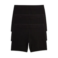 6" No Fly Boxer Briefs 3-Pack - X= Black(6 No Fly Boxer Briefs 3 Pack X Black)