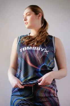 Basketball Jersey - Laser Show(Basketball Jersey Laser Show) 7 Basketball Jersey - Laser Show(Basketball Jersey Laser Show) -Tomboyx Underwear Store BasketballJersey LaserShowOF1