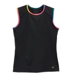 Swim Tank - Black Rainbow Ombre(Swim Tank Black Rainbow Ombre) -Tomboyx Underwear Store BlackRainbowOmbre Swim Tank 1