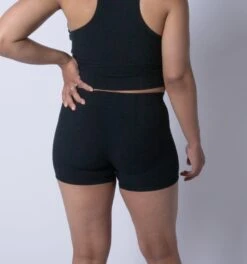 Bamboo Rib 4.5" Trunks - Black(Bamboo Rib 4 5 Trunks Black) -Tomboyx Underwear Store Black Bamboo Rib 4.5in TrunksOF2