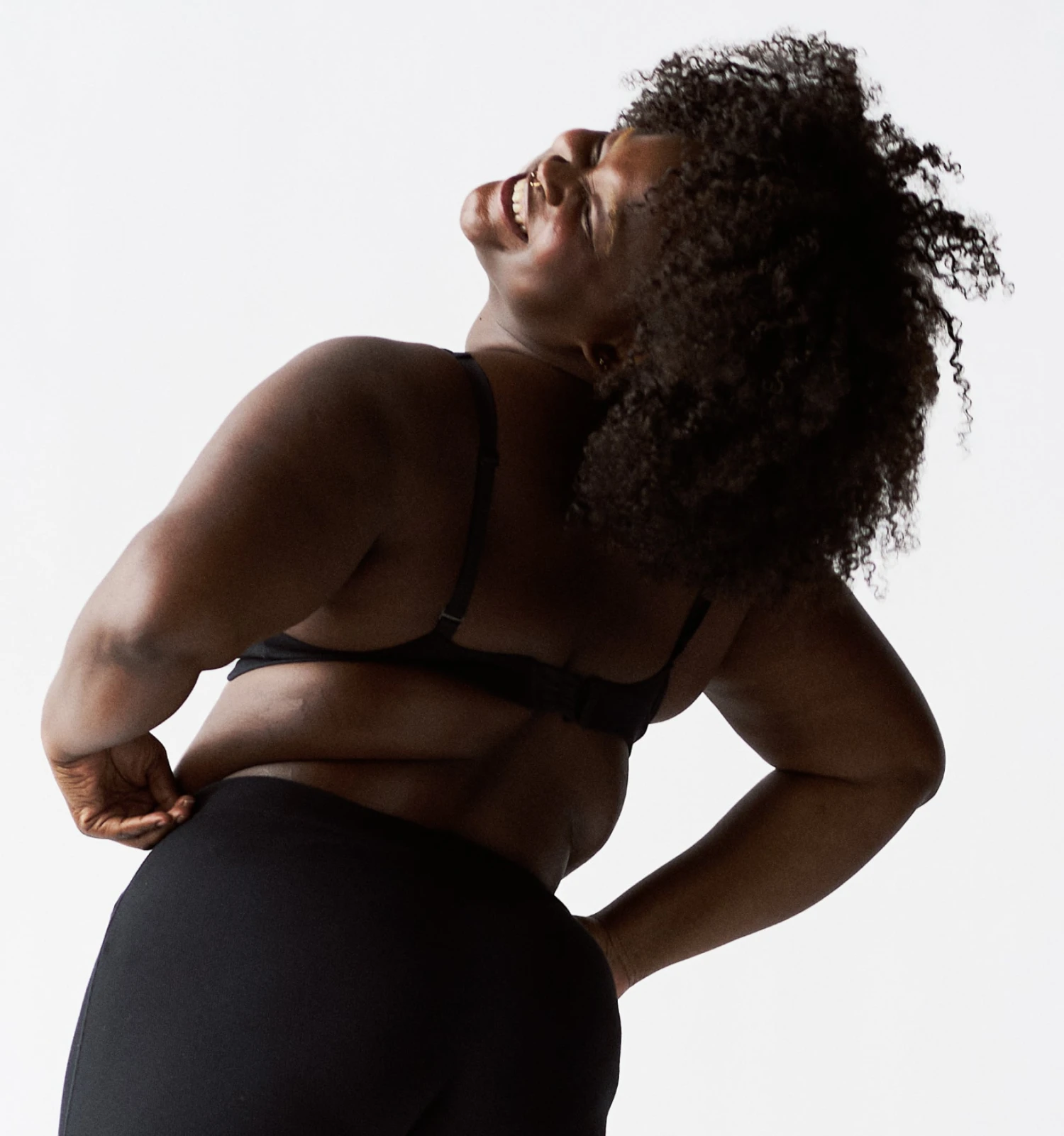 Bamboo Rib Plunge Bra - Black(Bamboo Rib Plunge Bra Black) 2 Bamboo Rib Plunge Bra - Black(Bamboo Rib Plunge Bra Black) - Image 2