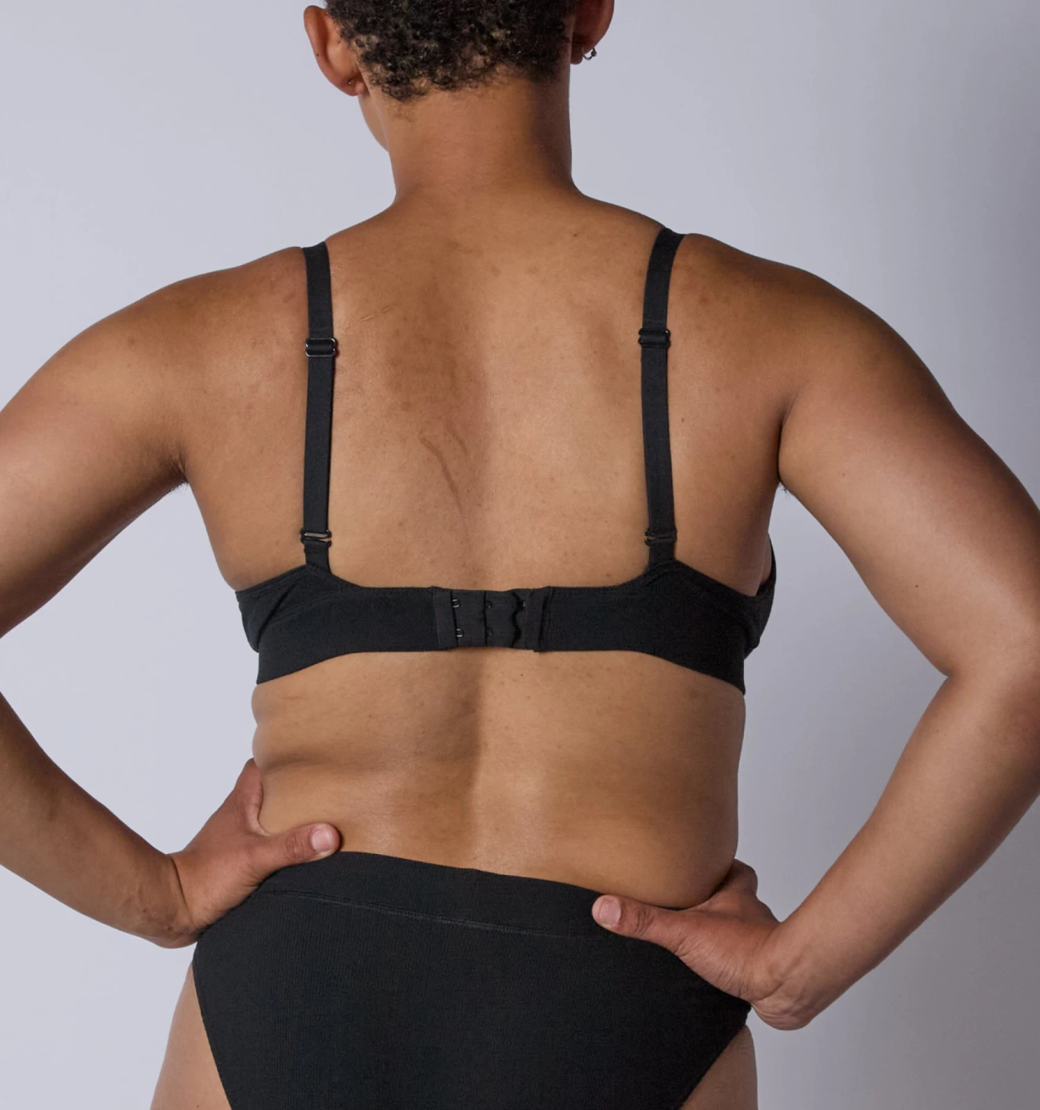 Bamboo Rib Plunge Bra - Black(Bamboo Rib Plunge Bra Black) 4 Bamboo Rib Plunge Bra - Black(Bamboo Rib Plunge Bra Black) - Image 4