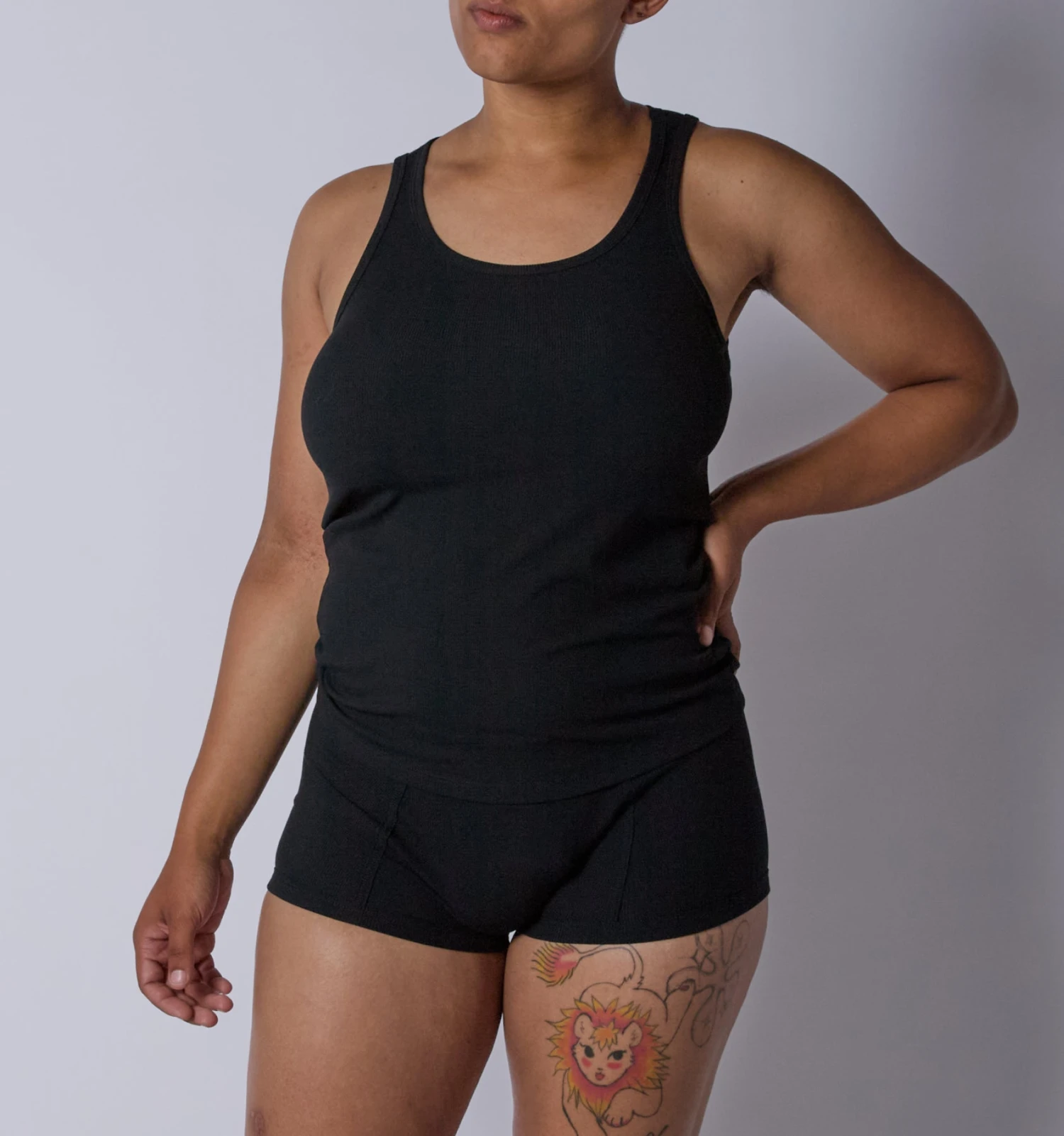 Bamboo Rib Power Tank - Black(Bamboo Rib Power Tank Black) 3 Bamboo Rib Power Tank - Black(Bamboo Rib Power Tank Black) - Image 3