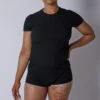 Bamboo Rib Short Sleeve Tee - Black(Bamboo Rib Short Sleeve Tee Black)