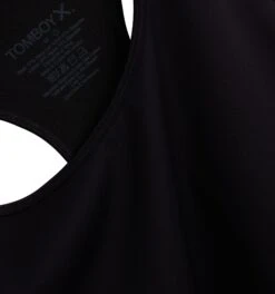 Racerback Compression Top - Black(Racerback Compression Top Black) -Tomboyx Underwear Store Black Compression Racerback 3