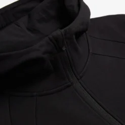 French Terry Full Zip Hoodie - Black(French Terry Full Zip Hoodie Black) 6 French Terry Full Zip Hoodie - Black(French Terry Full Zip Hoodie Black) -Tomboyx Underwear Store Black French Terry Full Zip Hoodie 3