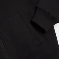 French Terry Full Zip Hoodie - Black(French Terry Full Zip Hoodie Black) 7 French Terry Full Zip Hoodie - Black(French Terry Full Zip Hoodie Black) -Tomboyx Underwear Store Black French Terry Full Zip Hoodie 5