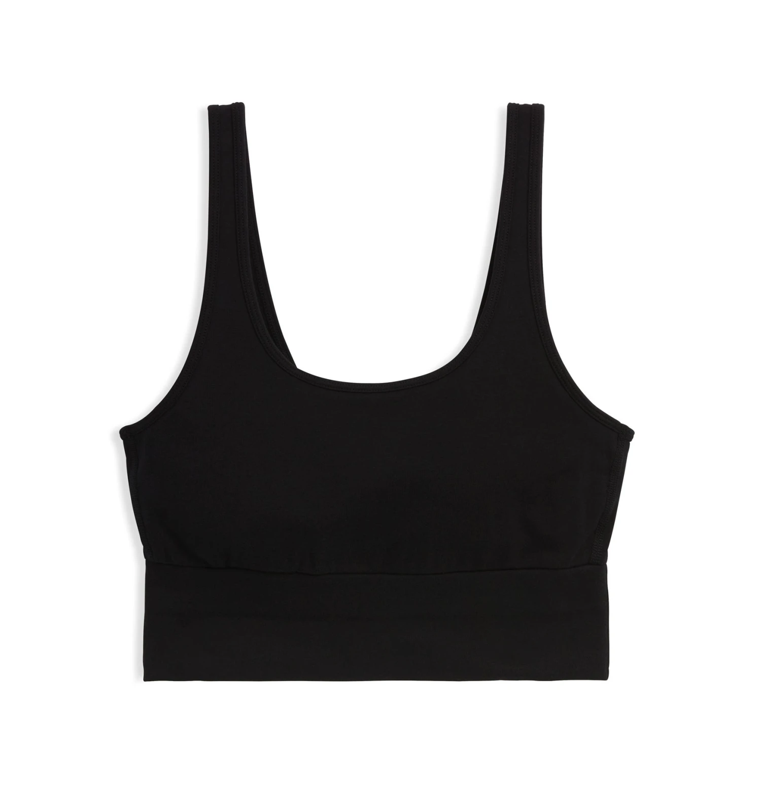 Longline Scoop Bra - X= Black(Longline Scoop Bra Black) 2 Longline Scoop Bra - X= Black(Longline Scoop Bra Black) - Image 2
