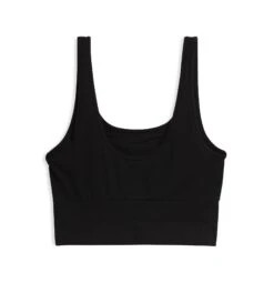 Longline Scoop Bra - X= Black(Longline Scoop Bra Black) 13 Longline Scoop Bra - X= Black(Longline Scoop Bra Black) -Tomboyx Underwear Store Black Long Line 2