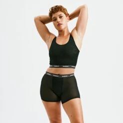 Powermesh 4.5" Trunks - Black(Powermesh 4 5 Trunks Black)