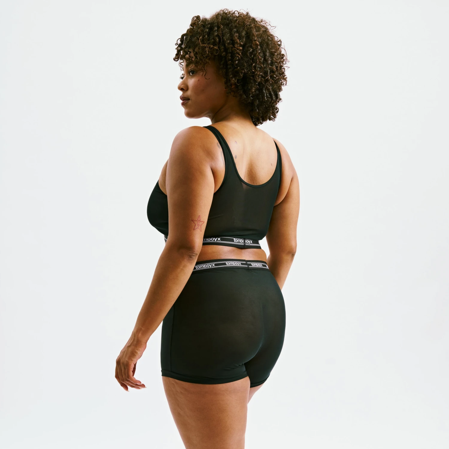 Powermesh 4.5" Trunks - Black(Powermesh 4 5 Trunks Black) 4 Powermesh 4.5" Trunks - Black(Powermesh 4 5 Trunks Black) - Image 4