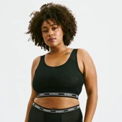 Powermesh Essential Bra - Black(Powermesh Top Black) -Tomboyx Underwear Store Black Powermesh TopOF3 1a77de62 0cdd 4cab b952 0c5ac1d647c6