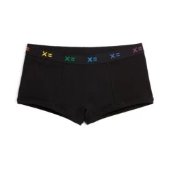 Boy Shorts - Black X= Rainbow(Boy Shorts Black X Rainbow)