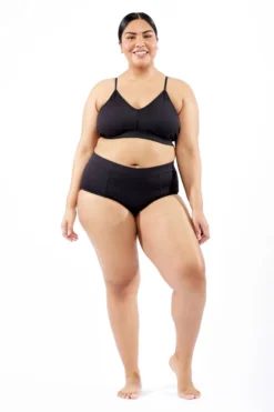 Swim High Waisted Hipster - Black(Swim High Waisted Hipster Black)