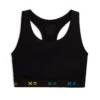 Racerback Compression Top - Black X= Rainbow(Racerback Compression Top Black X Rainbow)
