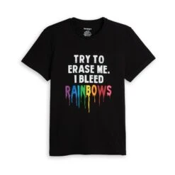 Tomboy Short Sleeve Tee - Bleed(Tomboy Short Sleeve Tee Bleed) 7 Tomboy Short Sleeve Tee - Bleed(Tomboy Short Sleeve Tee Bleed) -Tomboyx Underwear Store Bleed Rainbows Tomboy Tee 1