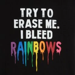 Tomboy Short Sleeve Tee - Bleed(Tomboy Short Sleeve Tee Bleed) 8 Tomboy Short Sleeve Tee - Bleed(Tomboy Short Sleeve Tee Bleed) -Tomboyx Underwear Store Bleed Rainbows Tomboy Tee 3