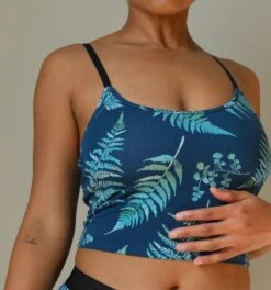 Longline Bra Top - TENCELâ„¢Modal Botanical(Longline Bra Top Tencel Modal Botanical)