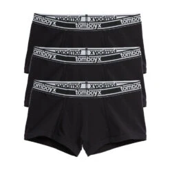 Boy Shorts 3-Pack - Cotton Black Logo(Boy Shorts 3 Pack Cotton Black Logo)