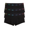 Boy Shorts 3-Pack - TENCEL™ Modal Black X= Rainbow(Boy Shorts 3 Pack Tencel Modal Black X Rainbow)