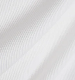 Bamboo Rib Plunge Bra - Bright White(Bamboo Rib Plunge Bra Bright White) -Tomboyx Underwear Store BrightWhiteBambooRibFabricDetail 3