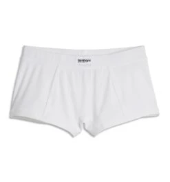 Bamboo Rib Boy Shorts - Bright White(Bamboo Rib Boy Shorts Bright White) -Tomboyx Underwear Store Bright White Bamboo Rib Boy Shorts 1 f255ad92 5b6b 477b affb 6598066234f8
