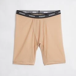 Powermesh 9" Boxer Briefs - Chai(Powermesh 9 Boxer Briefs Chai) -Tomboyx Underwear Store Chai Powermesh 9in Boxer Brief 1