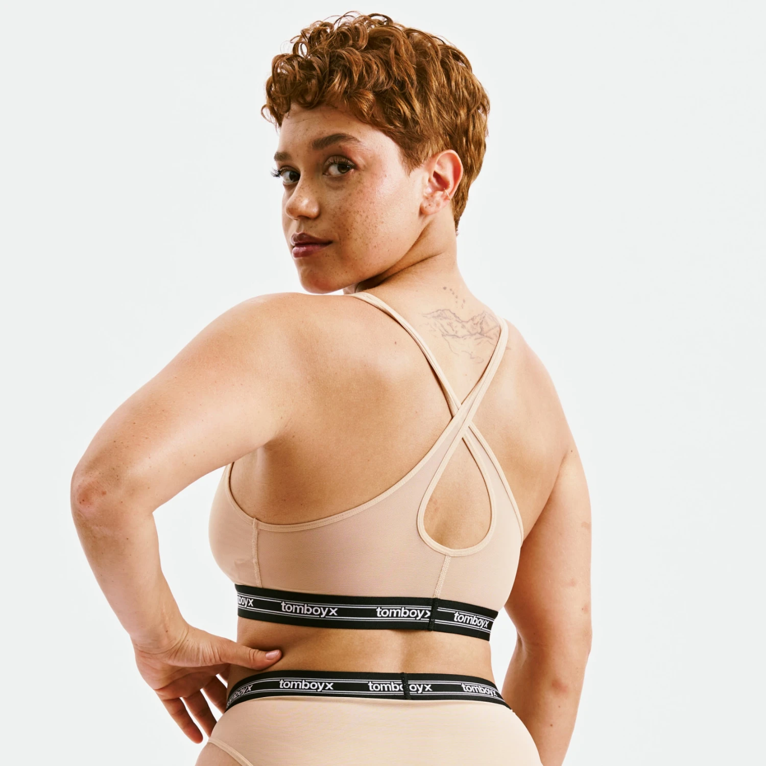 Powermesh Bralette - Chai(Powermesh Bralette Chai) 2 Powermesh Bralette - Chai(Powermesh Bralette Chai) - Image 2