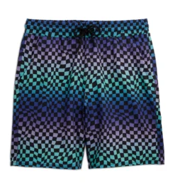 Swim 9" Lined Board Shorts - Checker Chaos(Swim 9 Lined Board Shorts Checker Chaos) -Tomboyx Underwear Store Checker Chaos Swim 9in Lined Board Short 1