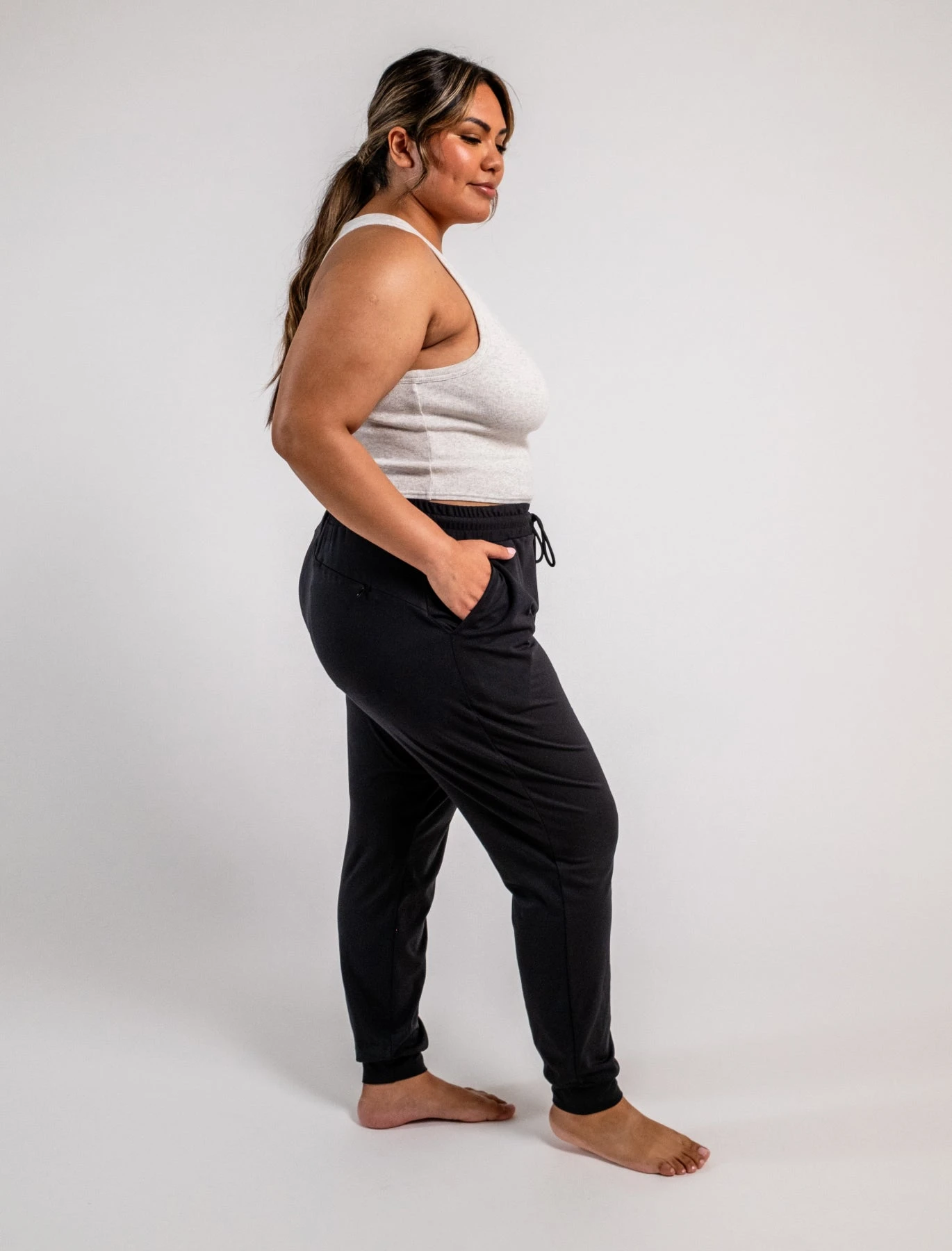 Cozy Luxe Fitted Jogger - Blue Haze(Cozy Luxe Fitted Jogger Blue Haze) 7 Cozy Luxe Fitted Jogger - Blue Haze(Cozy Luxe Fitted Jogger Blue Haze) - Image 7