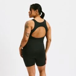 Swim 6" Racerback Unisuit - Dinosaur Magic(Swim 6 Racerback Unisuit Dinosaur Magic) -Tomboyx Underwear Store DinoMagicSwim6inRacerbackUnisuitOF2