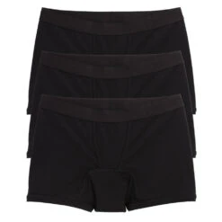 First Line Period 4.5" Trunks 3-Pack - X= Black(Period 4 5 Trunks 3 Pack X Black)