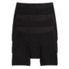 First Line Period 9" Boxer Briefs 3-Pack - X= Black(First Line Period 9 Boxer Briefs 3 Pack X Black)