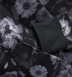 Cozy Luxe Full Zip Hoodie - Dark Floral Remedies(Cozy Luxe Full Zip Hoodie Floral Remedies) -Tomboyx Underwear Store Floral Remedies Cozy Luxe Full Zip Hoodie 3