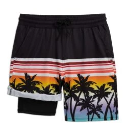 Swim 9" Lined Board Shorts - Hawaiian Heat(Swim 9 Lined Board Shorts Hawaiian Heat) 8 Swim 9" Lined Board Shorts - Hawaiian Heat(Swim 9 Lined Board Shorts Hawaiian Heat) -Tomboyx Underwear Store Hawaiian Heat Swim 9in Lined Board Short 2