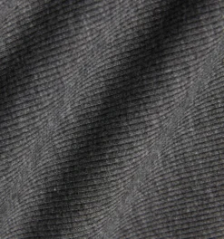 Bamboo Rib Bra Top - Heather Gray(Bamboo Rib Bra Top Heather Gray) -Tomboyx Underwear Store HeatherGrayBambooRibFabricDetail 1