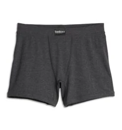 Bamboo Rib 4.5" Trunks - Heather Gray(Bamboo Rib 4 5 Trunks Heather Gray) 6 Bamboo Rib 4.5" Trunks - Heather Gray(Bamboo Rib 4 5 Trunks Heather Gray) -Tomboyx Underwear Store Heather Gray Bamboo Rib 4