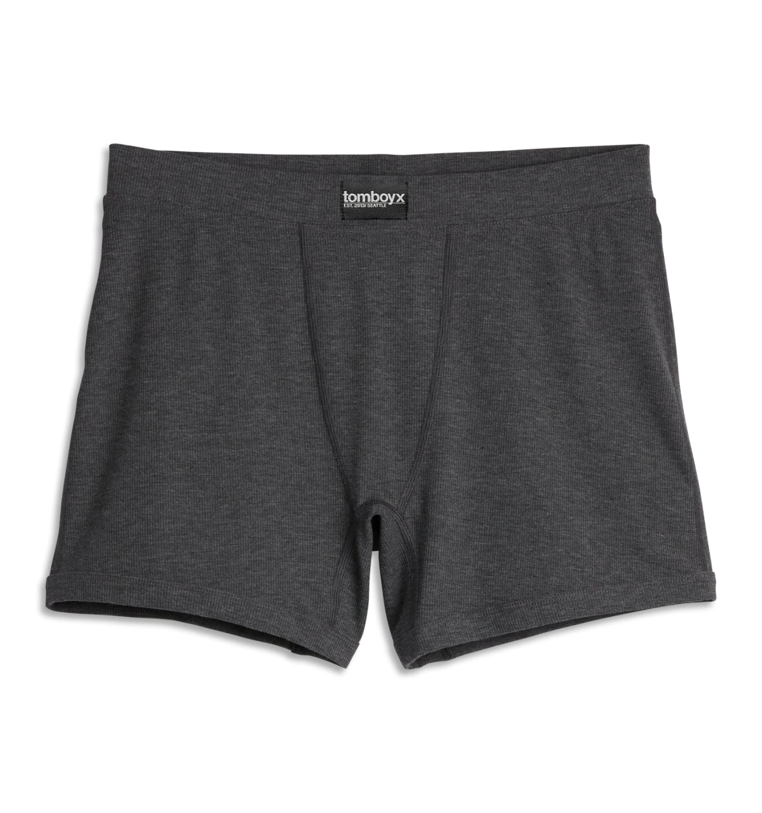 Bamboo Rib 4.5" Trunks - Heather Gray(Bamboo Rib 4 5 Trunks Heather Gray) 3 Bamboo Rib 4.5" Trunks - Heather Gray(Bamboo Rib 4 5 Trunks Heather Gray) - Image 3