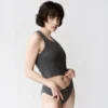 Bamboo Rib Bra Top - Heather Gray(Bamboo Rib Bra Top Heather Gray)