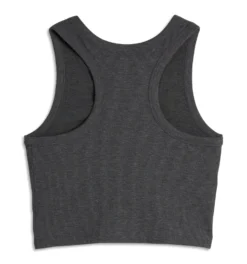 Bamboo Rib Bra Top - Heather Gray(Bamboo Rib Bra Top Heather Gray) -Tomboyx Underwear Store Heather Gray Bamboo Rib Bra Top 2