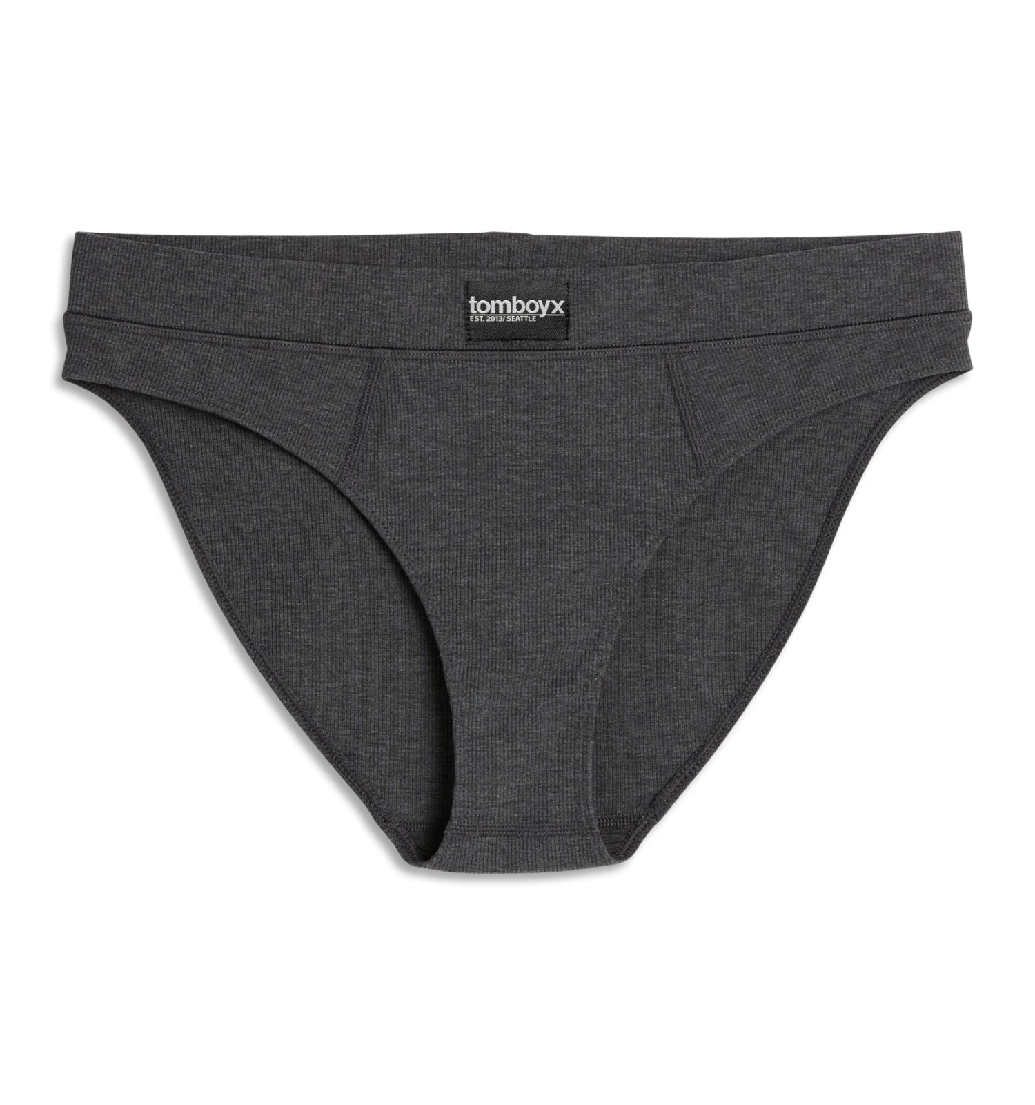 Bamboo Rib Cheeky - Heather Gray(Bamboo Rib Cheeky Heather Gray) 4 Bamboo Rib Cheeky - Heather Gray(Bamboo Rib Cheeky Heather Gray) - Image 4