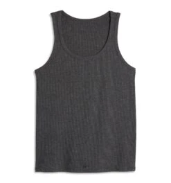 Bamboo Rib Power Tank - Heather Gray(Bamboo Rib Power Tank Heather Gray) 7 Bamboo Rib Power Tank - Heather Gray(Bamboo Rib Power Tank Heather Gray) -Tomboyx Underwear Store Heather Gray Bamboo Rib Power Tank 1