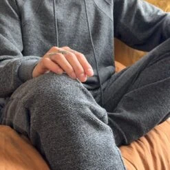 Inside Out French Terry Jogger - Heather Grey(Inside Out French Terry Jogger Heather Grey) -Tomboyx Underwear Store Heather Gray Inside Out French Terry JoggerUGC2