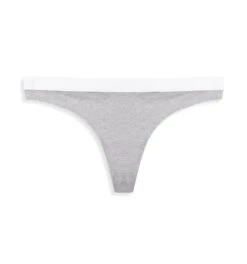 Lightweight Thong 5-Pack- Neutral(Lightweight Thong 5 Pack Neutral) -Tomboyx Underwear Store Heather Grey Lightweight Thong 1